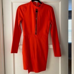 NBD x Naven Orange LS Dress